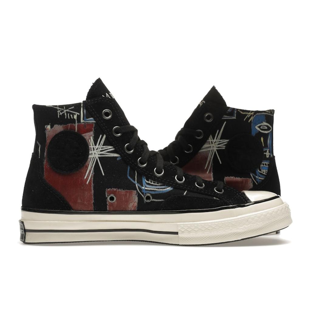 Jean-Michel Basquiat X Converse Chuck 70 High Kings of Egypt III Unisex Sneakers Black Multi Egret 172585C