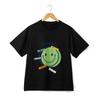 'Cool Smile'' Fun Smiley Cartoon Casual T - Shirt, Unisex In Black and White