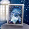 Tenyo in Stained Art Jigsaw Disney The Passing Dream x 36 with service (Made Japan) 500-piece Puzzle, Cinderella (25 cm) DSG-500-627, card.