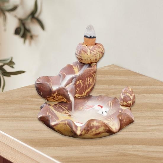 Красиво водопад курильница спокойные эмоции керамическое украшение