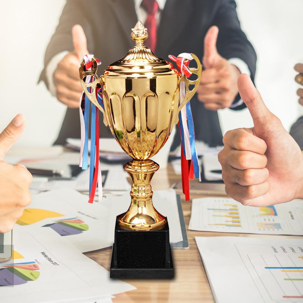 Trophy Cup Winner Trophies Award Metal Gold Football Medals Award Cup Props For Kids Adult Competition Reward Prize Party Favors