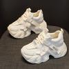Весна новая папины кроссовки платформа завышенная интернет-знаменитость взрывная доска повседневный универсальный модный стиль на шнуровке женские