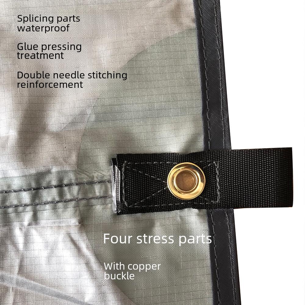 19-точечный многофункциональный тент с серебряным покрытием, устойчивый к разрывам - защита от дождя и солнца для кемпинга