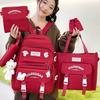 Children's Schoolbags  Elementary School Girls  Junior High School Students  Five Piece School Backpacks