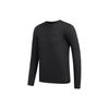 Emporio Armani Мужская футболка с длинным рукавом и круглым вырезом, принт с логотипом и буквами SS24, черная 8N1TD71JGYZ0021