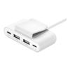 Hub USB - Belkin - 4 Ports - 2x USB-C - 2x USB-A - 30W - Cordon 2m