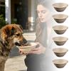 100 одноразовых мисок для кошачьего корма, Посуда для кошек, Миски для корма домашних животных, Биоразлагаемые бумажные миски, Утолщенные миски для бездомных кошек и собак