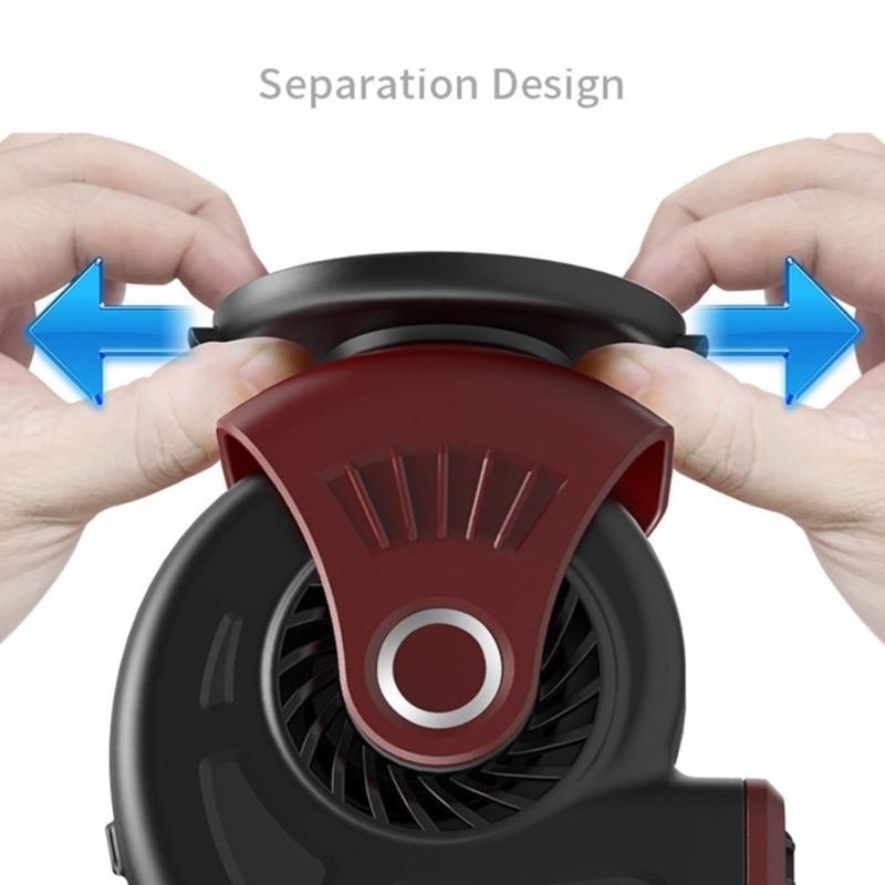 Портативный автомобильный обогреватель 24 В, прикуриватель, размораживатель и осушитель лобового стекла 2 в 1, быстрый нагрев/охлаждение, обогреватель-осушитель