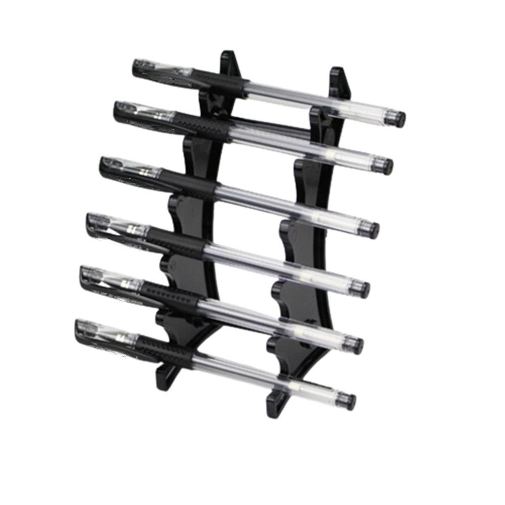 Подставка для акриловых ручек на 6/12 ячеек, прозрачная подставка для кистей для макияжа, органайзер, подставка для кисточек для ногтей и перьевых ручек для бровей