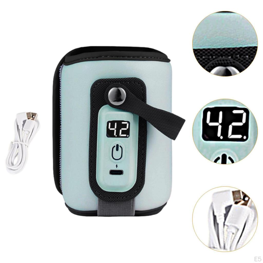 Bottle Warmer Baby Nursing Heater, Support Digital Display Heating Milk Warmer,