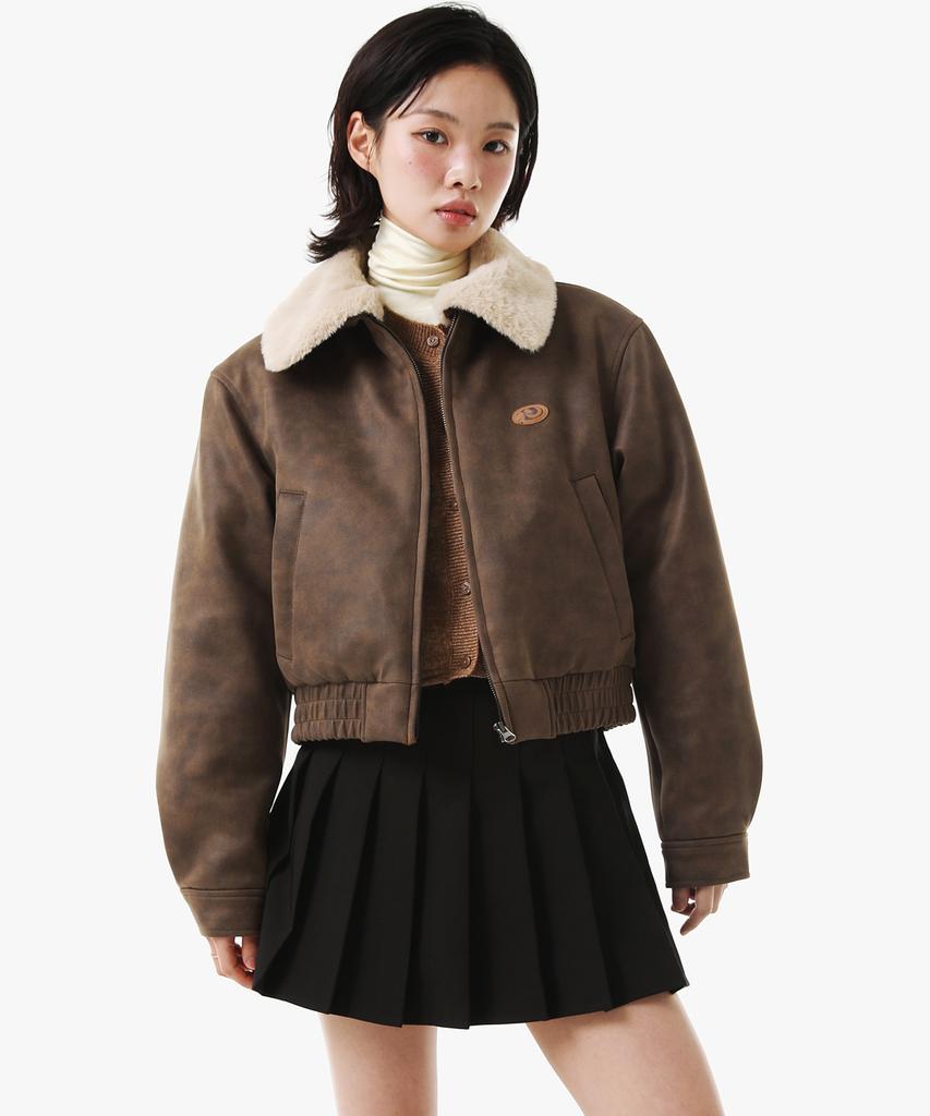 Peace Maker [2Type] Suede Mustang Padded Blouson (3Colors)