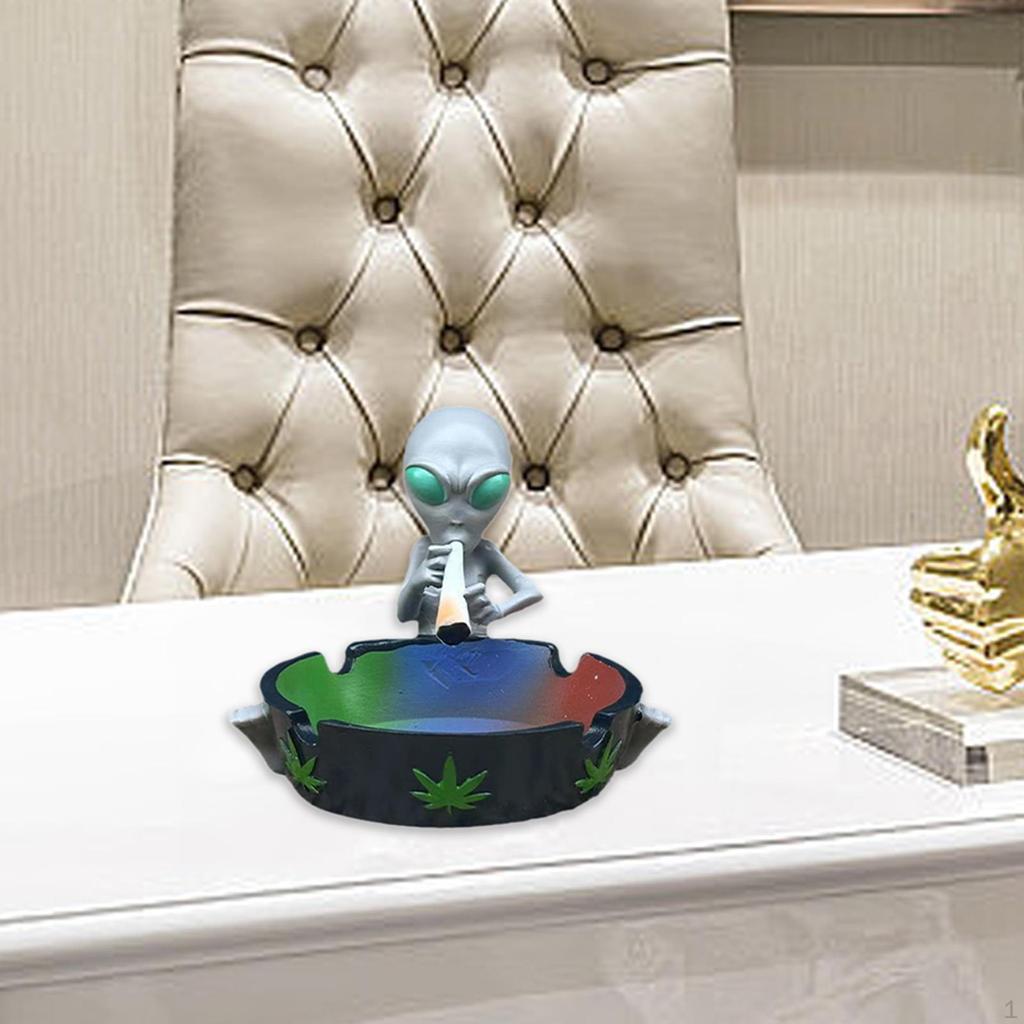 Декоративная скульптура-пепельница «Инопланетянин» для дома и офиса