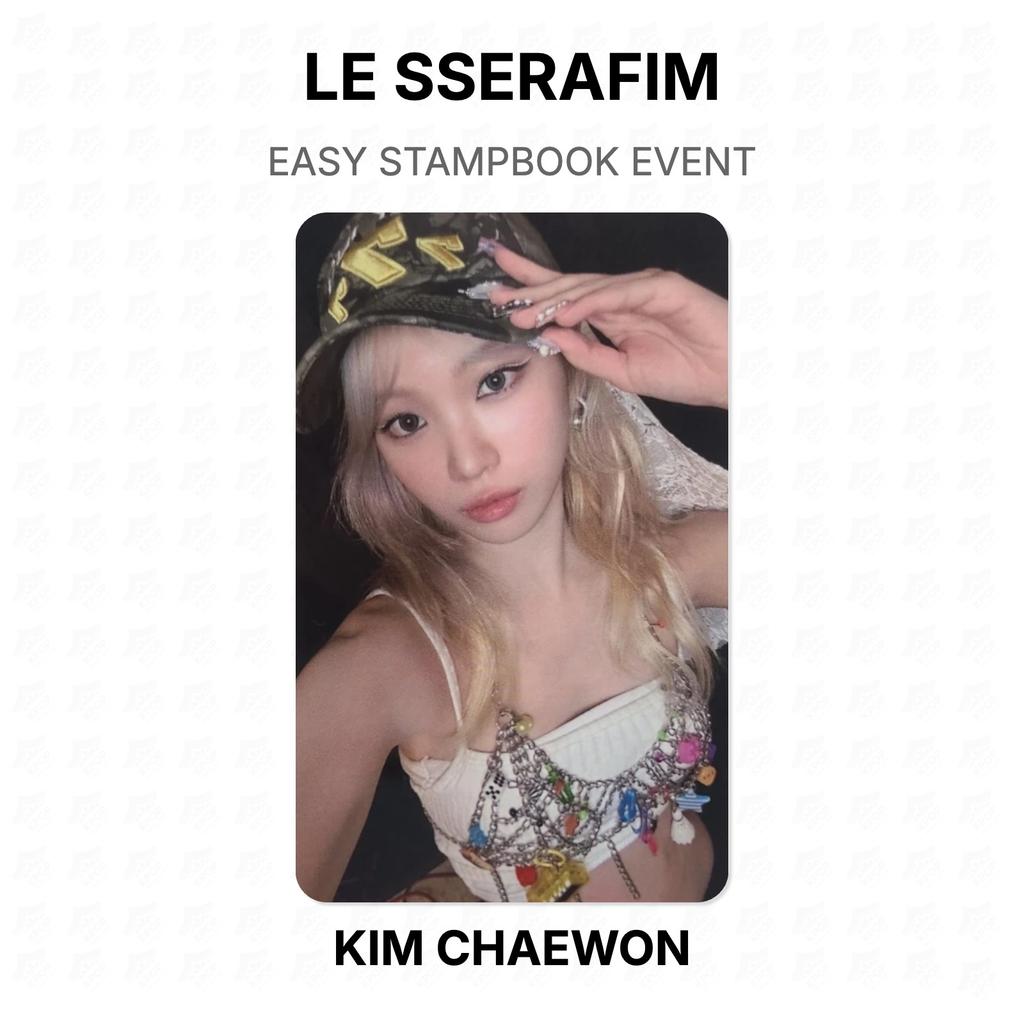LE SSERAFIM СОБЫТИЕ 'EASY STAMPBOOK' Официальная фотокарточка