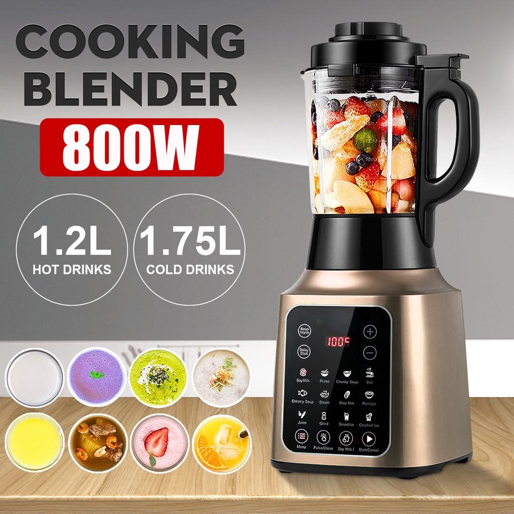 1.75L Professional Automatic Touchpad Timer Blender Mixer Juicer High Power Food Processor 8 Blades One-touch Cleaning Cooking