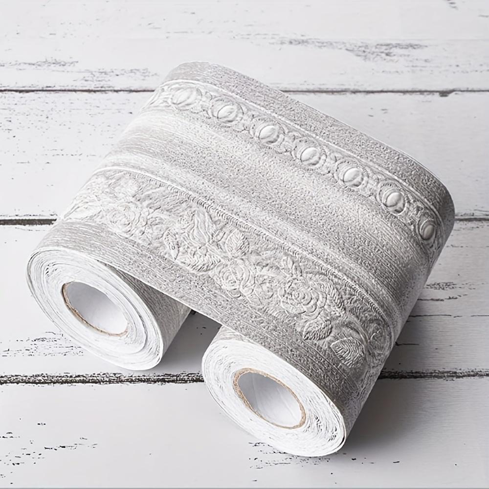 1 рулон водонепроницаемых самоклеящихся серых 3D-обоев с дизайном «отклеивай и приклеивай», отлично подходит для придания стильного штриха плитке на кухне и в ванной комнате