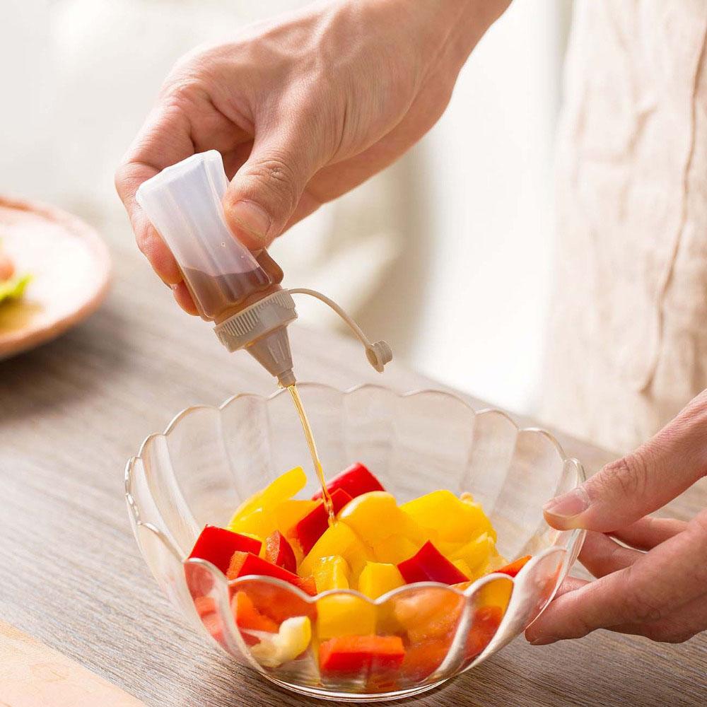 Portable Kitchen Barbecue Seasoning Box Spices Storage Container With Lid Jar Jam Squeeze Bottle