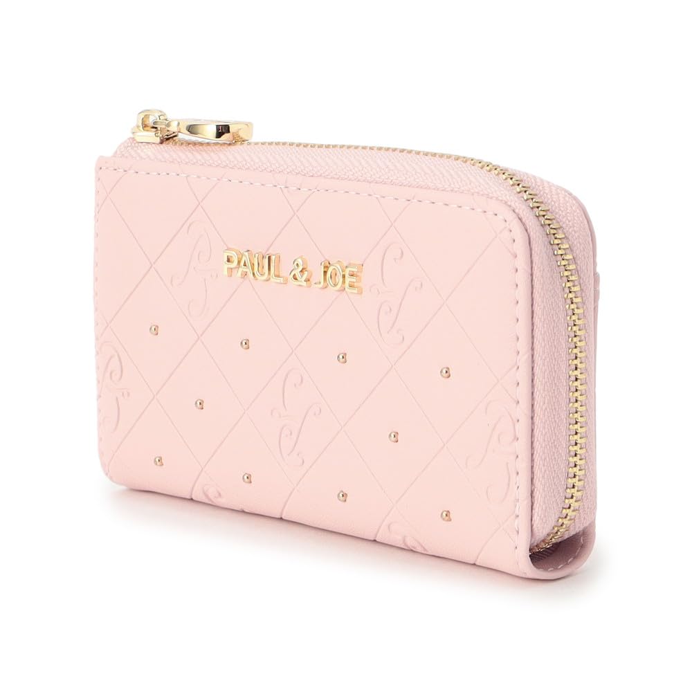 PAUL & JOE ACCESSOIRES Key Case with Embossed Studs in Pink