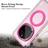 IMAK Чехол для Honor Magic7 Pro 5G, совместимый с MagSafe, конфетного цвета, противоударная задняя крышка из ТПУ+ПЭТ