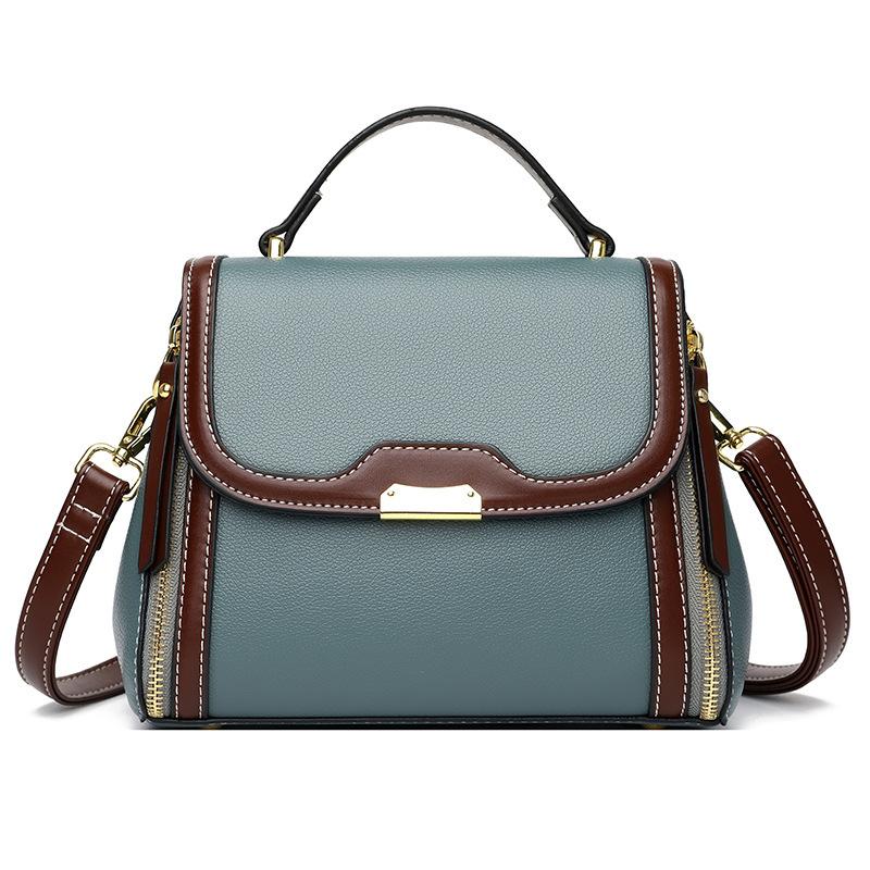 Women's bag spring new versatile shoulder messenger bag mother bag women's small square bag soft leather light luxury texture women's bag