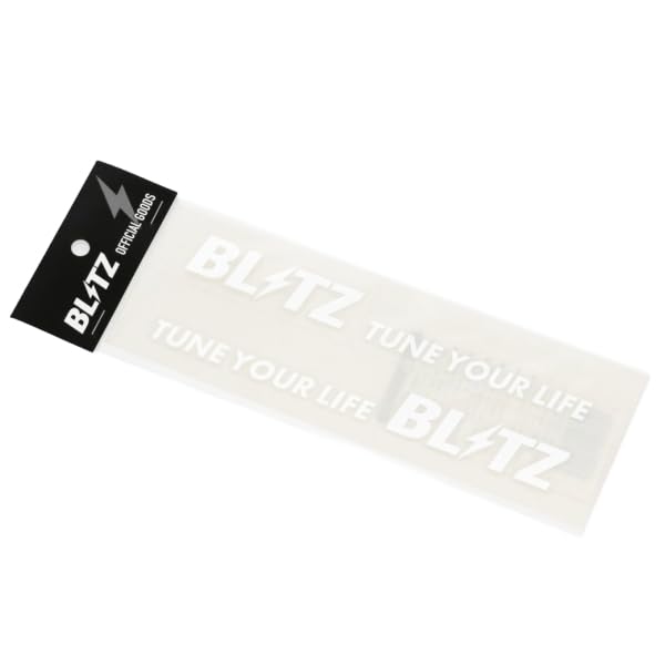 BLITZ BLITZ TUNE YOUR LIFE Sticker w185mm WHITE 13562