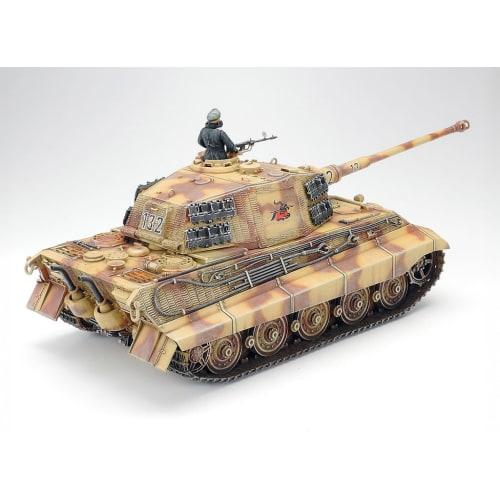 Tamiya 1/35 Военная миниатюра Серия Нет. 164 Немецкий армейский тяжелый танк Королевский тигр башня Хеншеля Пластиковая модель 35164