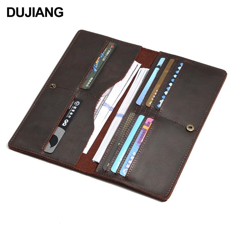 JOGUJOS drive DNU новый кожаный кошелек Crazy Horse многокарточный кожаный мужской кошелек простой кошелек
