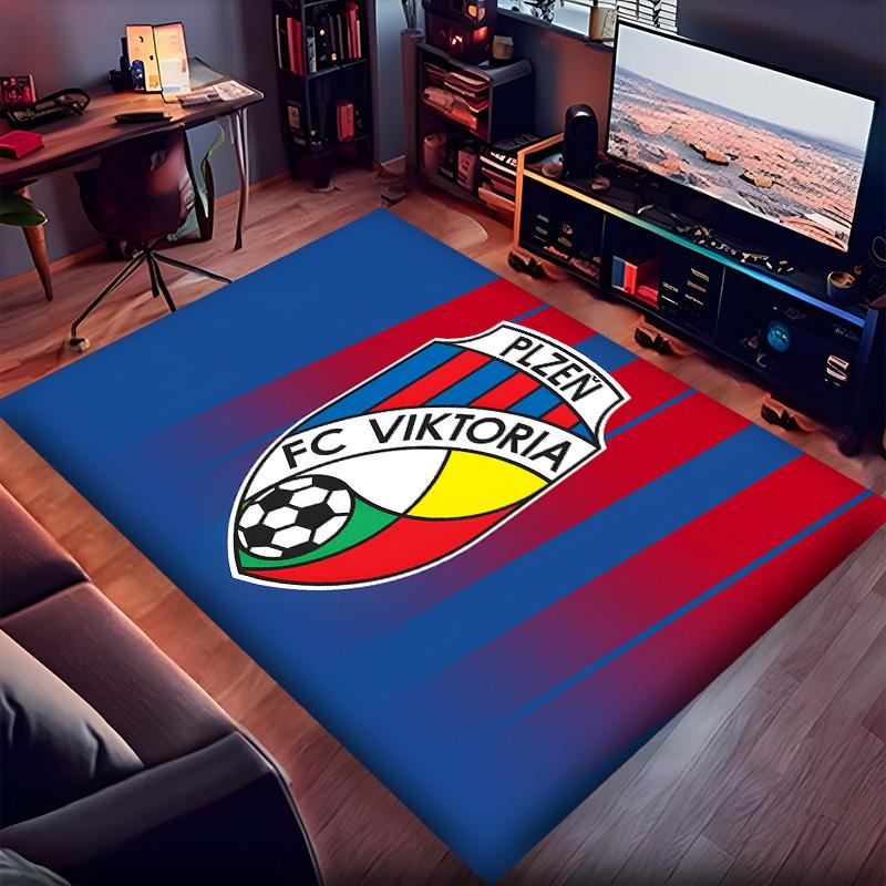 Fc Viktoria Polyester Carpet, Soft Indoor Mat for Office Chair, Living Room, Computer Desk - Decorative Home Office Rug Design