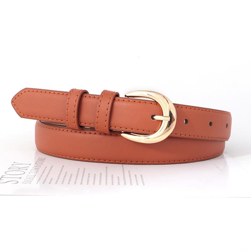 Belt Womens Waist With Durable Pu Material And Metal Buckle For Everyday Style