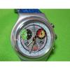 Б/у MR-00185 Редкий предмет Дизайн SWATCH SWISS IRONY АЛЮМИНИЙ Хронограф