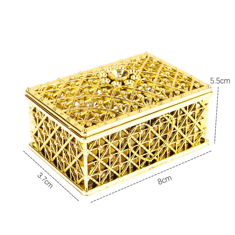Mini Treasure Storage Jewelry Box Retro Candy Necklace Earring Bead Trinket Box
