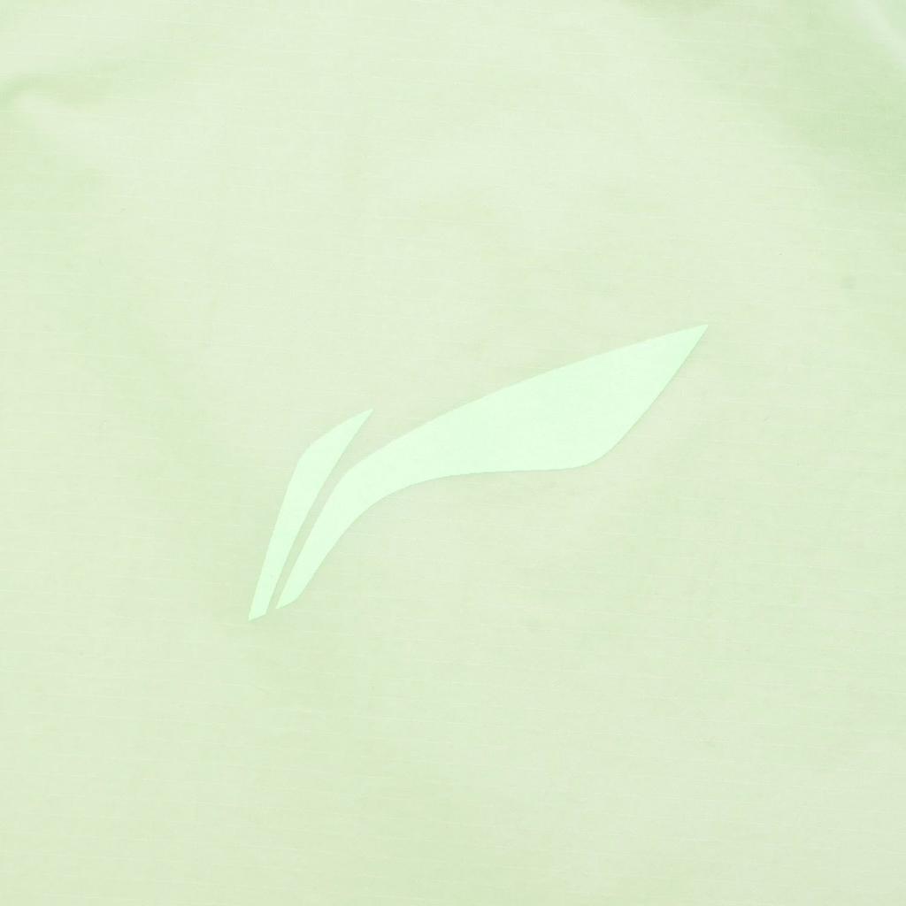 Li Ning Running Series однотонная легкая облегающая спортивная толстовка с капюшоном, дышащая солнцезащитная куртка, мужские куртки бамбуково-зеленого цвета AFDT183-6