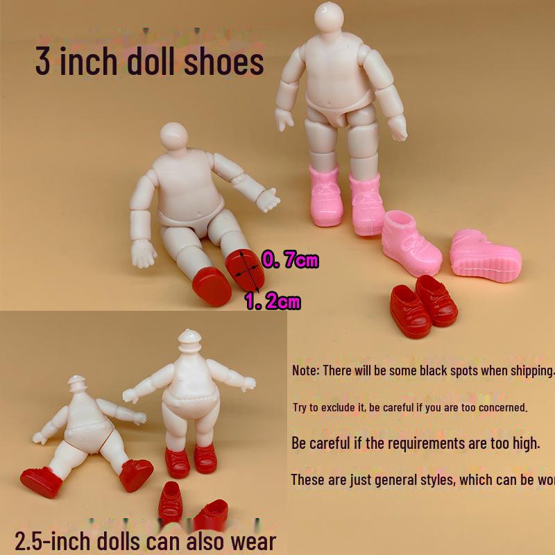 3-Inch BJD Doll with 6.3cm Body, Realistic Hands, Handmade Makeup & Princess Accessories