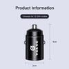Micro Car Quick Charger Vehicle Cigarette Lighter Convert Plug For Volvo EX30 XC60 XC40 V60 V40 XC90 XC70 V50 S60 V70 S90 T6 V90
