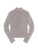 KIRSH Pigment-Dyed Knit Zip-Up [Charcoal]