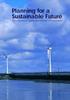 The Planning for a Sustainable Future Book