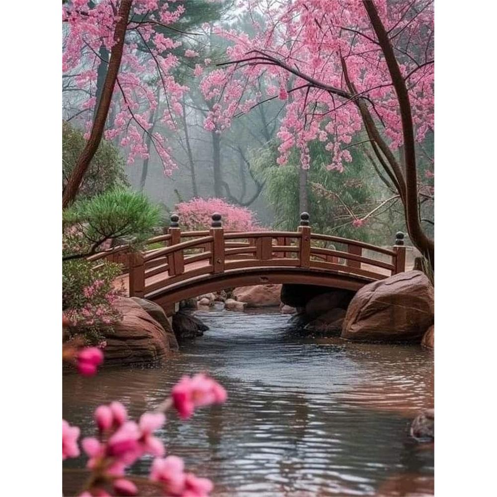 Алмазная живопись 5D Алмазная мозаика Пейзаж Природа Наборы Вышивка Алмазное искусство Наборы Искусство и ремесла Домашний декор