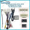 Car 16pin Wiring Harness Adapter Canbus Box Decoder Android Radio Power Cable For Mazda 3 Axela CX-3 CX-5