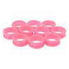 10Pcs Professional Barber Hair Shears Scissors Finger Rings Grips Inserts Soft Silicone Ring For Salon Barbers