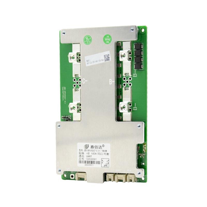 JBD 3S 4S 12V 60A 100A 120A 150A Плата защиты аккумулятора Встроенный BT LFP NMC Умный BMS с UART Нагрев Серийное подключение
