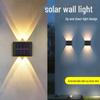 Waterproof Solar Double Head Wall Lamp - Outdoor Up/Down Garden Decoration