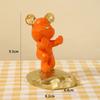 Cute Bear Shape Desktop Decoration Ornaments Resin Crafts Modern Minimalist Mobile Phone Holder Phone Stand