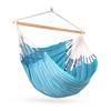 LA SIESTA Подвесное кресло Гавана Кинг-сайз Идеально для сидения или лежания Свободное и большое Грузоподъемность 160 кг Азул/Синий (Домашний/органический хлопок)
