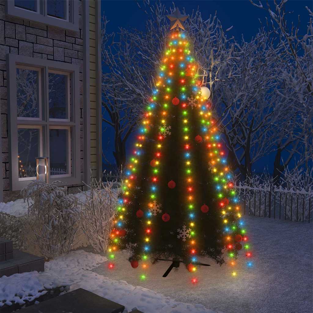 Vidaxl Siatka Lampek Choinkowych, 300 Kolorowych Diod Led, 300 Cm