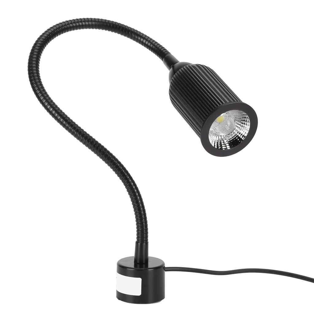 15 Вт светодиодный магнитный рабочий светильник для швейной машины с гибким креплением на гусиной шее для токарных станков с вилкой EU