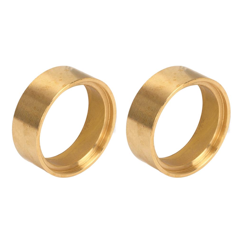 2 PCS RC Brass Internal Beadlock Clamp Ring for FMS FCX24 1/18 1/24 RC Car Replacement Wheel Hub