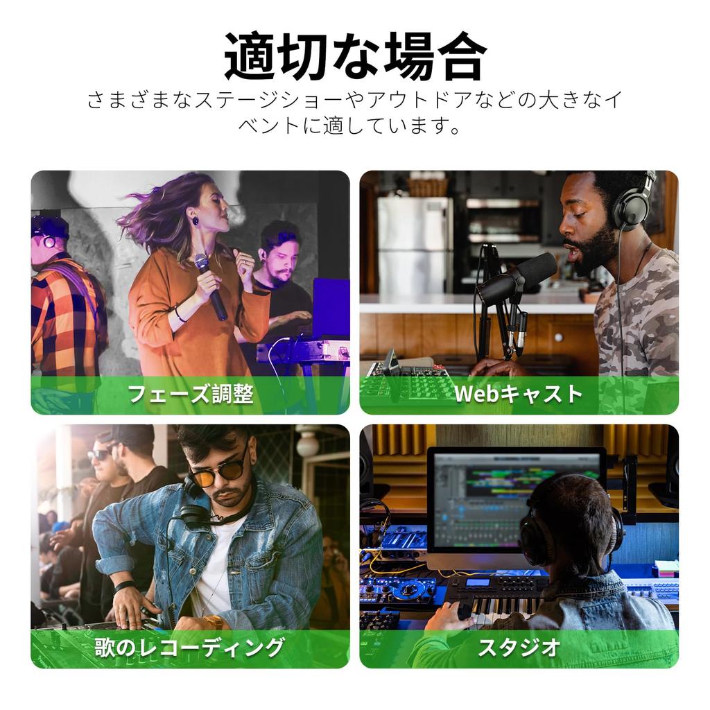 XTUGA CT60 6 Channel Audio Mixer Portable Mini Sound Mixing USB Echo Reverb 48V Phantom Power Bluetooth PC RCA for EQ Digital Effects Studio Mixer