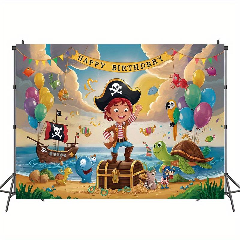 Birthday Party Backdrop Polyester Banner Photo Booth Decoration 108