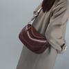 Bag Women'S Versatile Messenger Bag Leather Women'S Bag One Shoulder Commuter Bag Premium Dumpling Bag