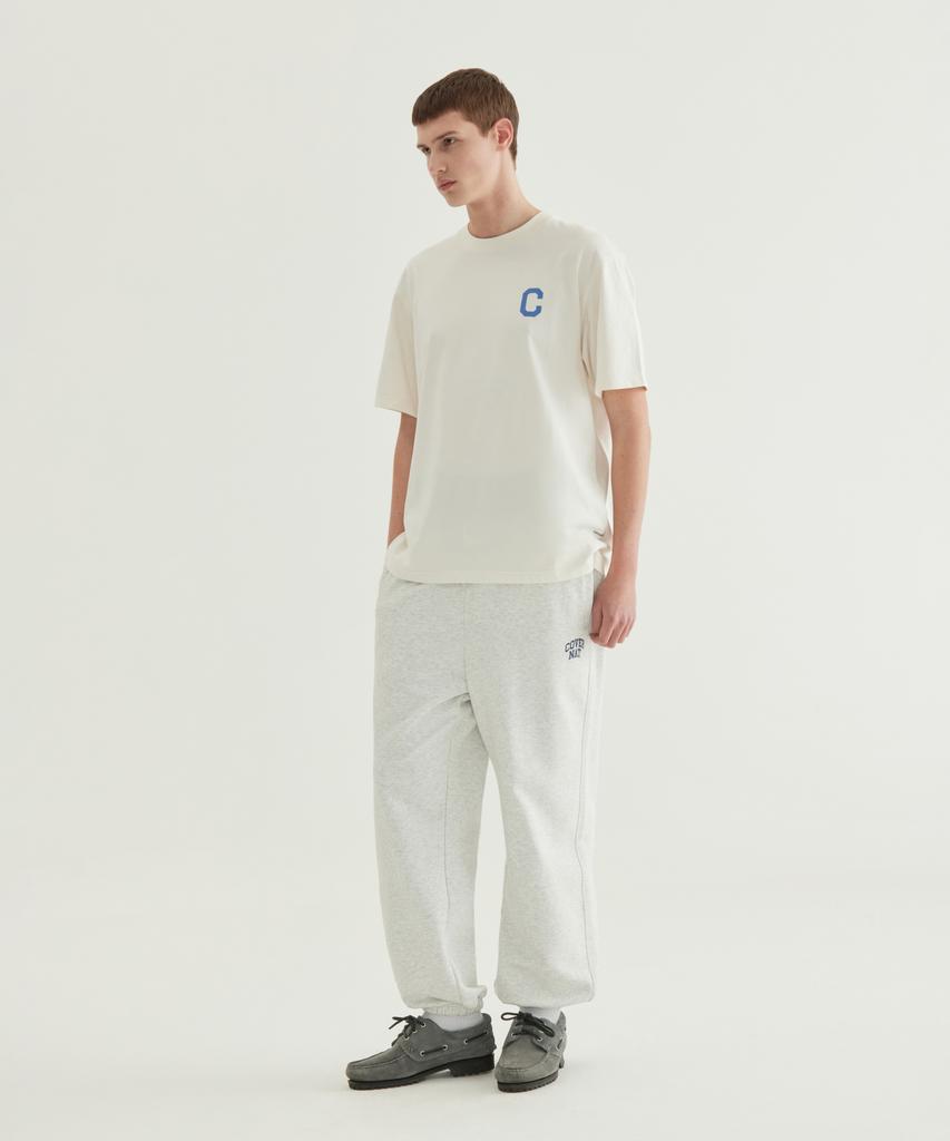 COVERNAT Cool Cotton C Logo T-Shirt Charcoal