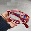 Flower Printed Elderly Reading Eyewear Zinc Zinc Alloy Anti Blu-ray Eyewear Folding Presbyopic Glasses  Gift